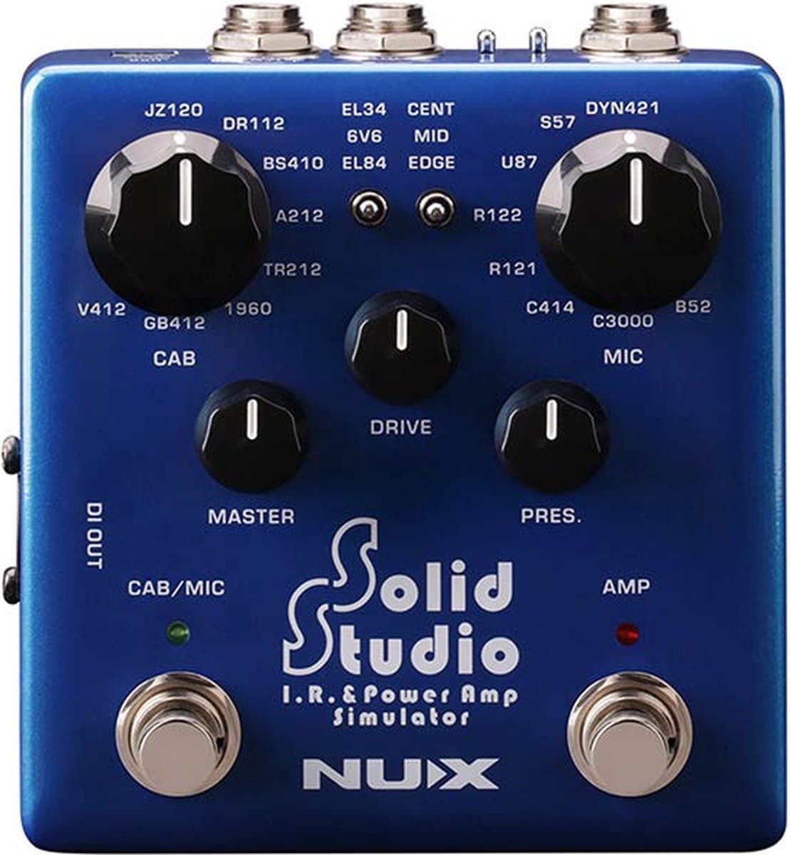 NUX NSS-5 versterker+kabinet+mic simulator SOLID STUDIO