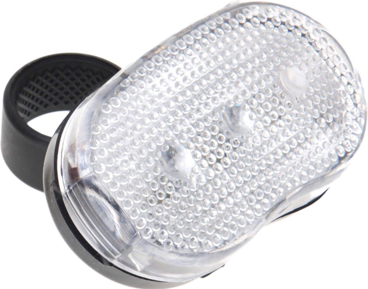 XQMax Fietsverlichting - voorlicht/koplamp - wit - LED - op batterijen