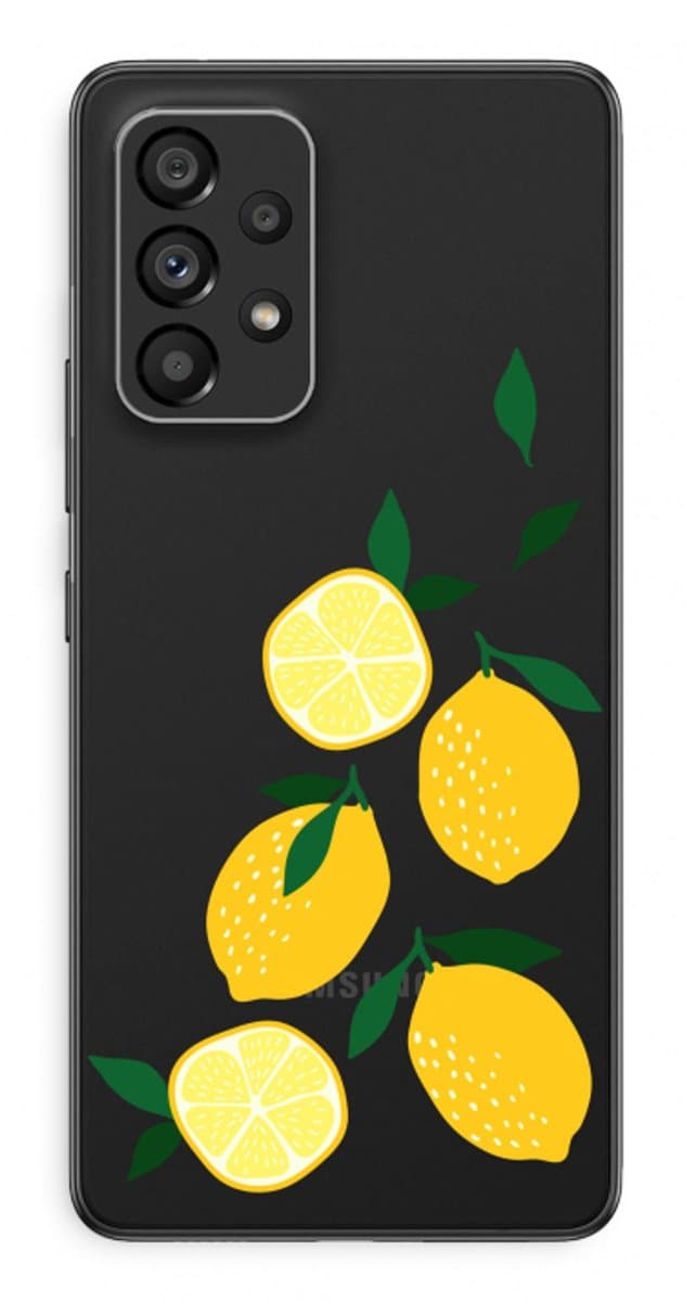 Case Company® - Hoesje geschikt voor Samsung Galaxy A53 5G hoesje - You're my lemon - Soft Cover Telefoonhoesje - Bescherming aan alle Kanten en Schermrand