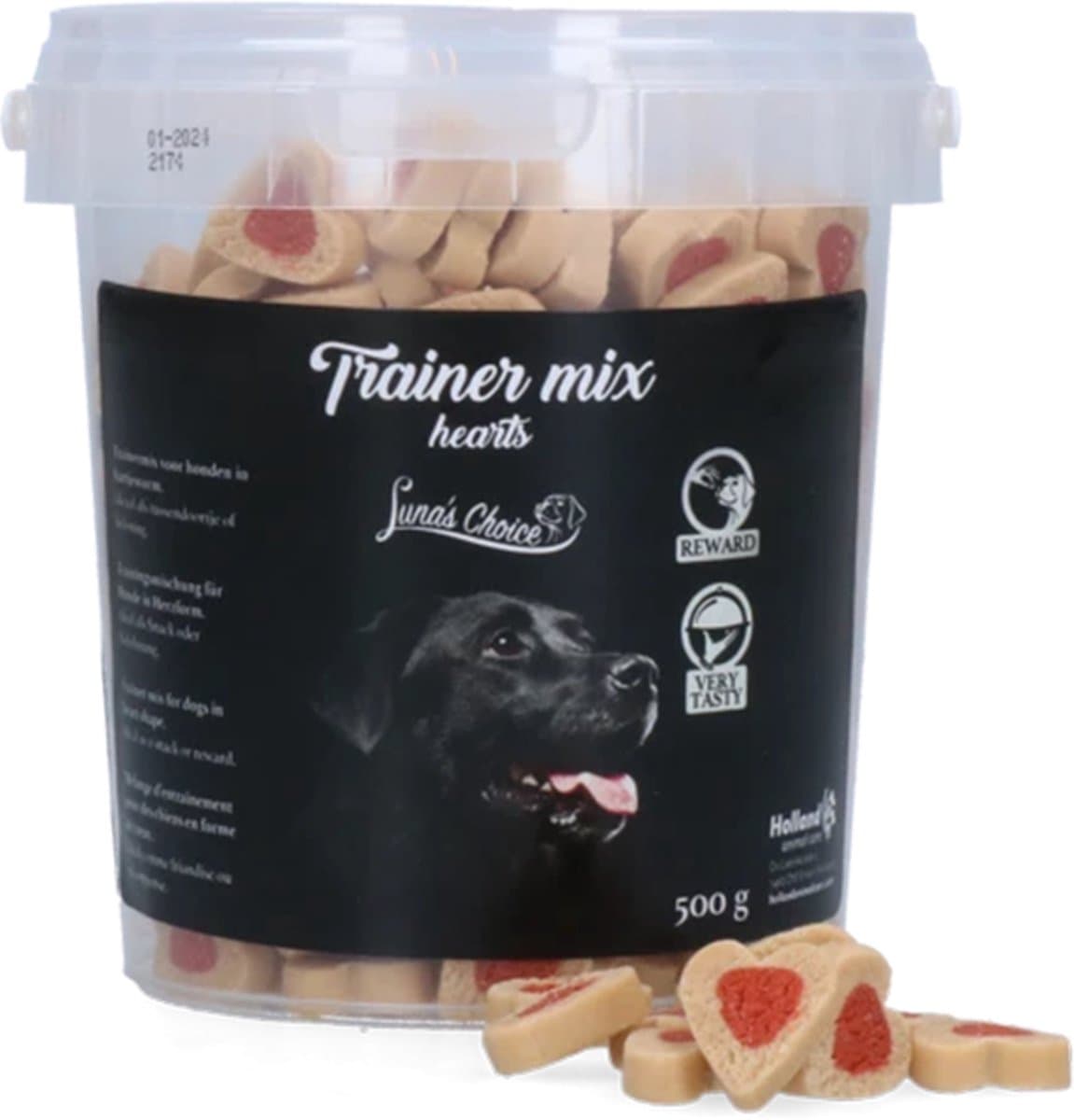 Luna’s Choice Trainermix Zalm – 385 Stuks - 500 Gram - Hondensnack voor bij de training - Hondensnoepjes – Zacht – Geen toegevoegde suikers