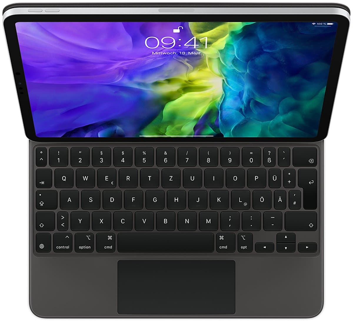 Apple - Magic keyboard - iPad Pro 11-inch (1e,2e gen) - QWERTZ - Frans - Zwart