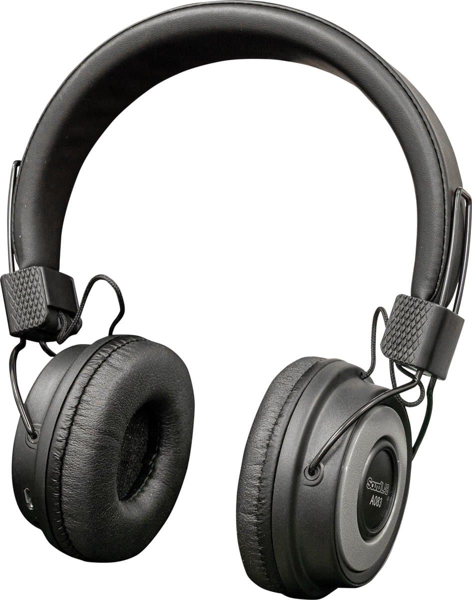 SoundLAB Bluetooth On Ear Koptelefoon (Zilver)