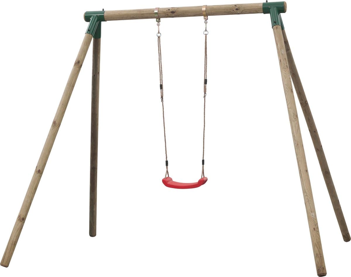 Enkelvoudige houten schommel - SwingKing Analies set by Be-out