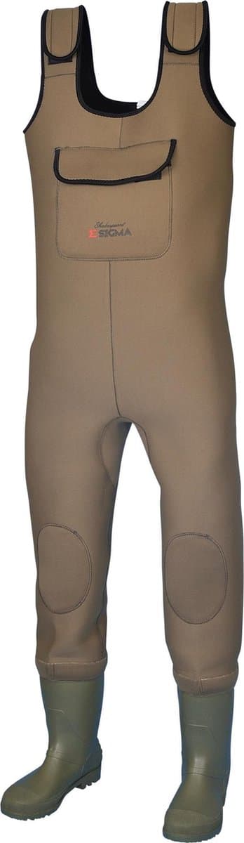 Shakespeare Sigma Neoprene Chest Wader Cleat Sole - 44 - Waadpak