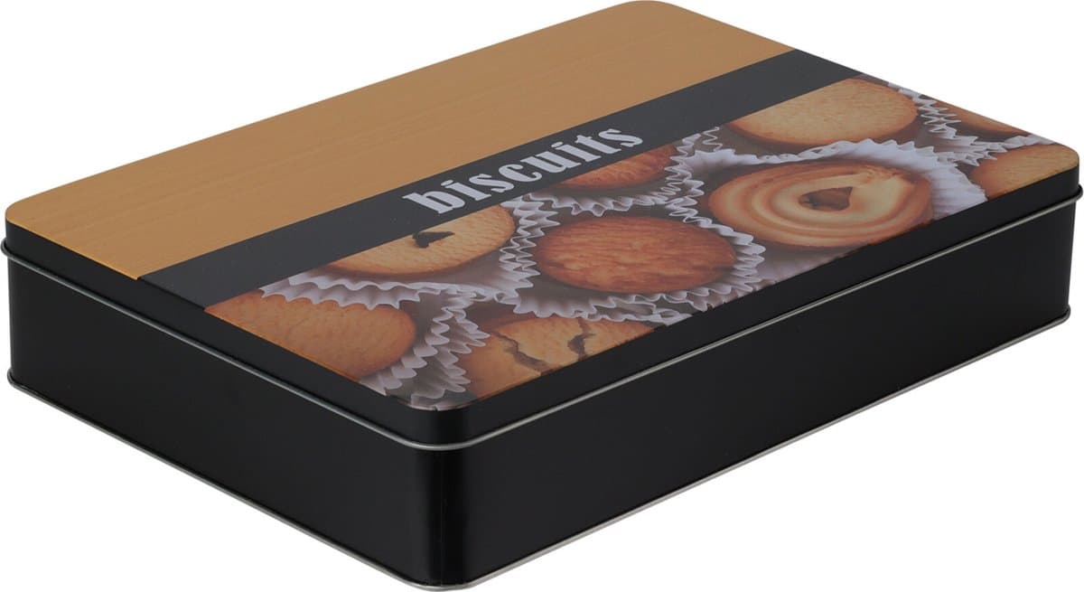 Koekjesblik 26 x 19 x 5 cm