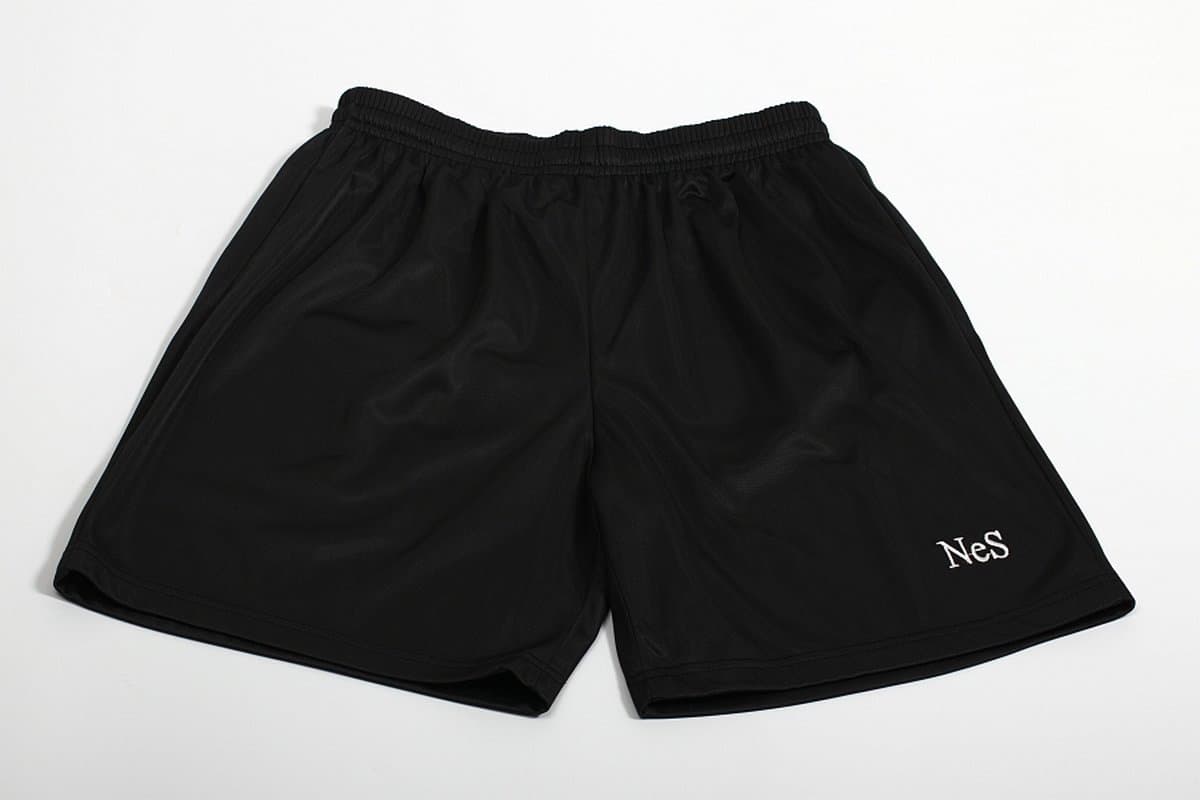 NeS Roma - Voetbalbroek - Sportbroek - Voetbalshort - Zwart - Maat S
