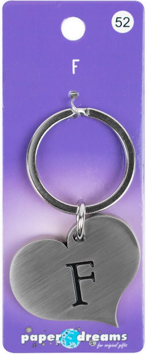 Hart sleutelhanger - F