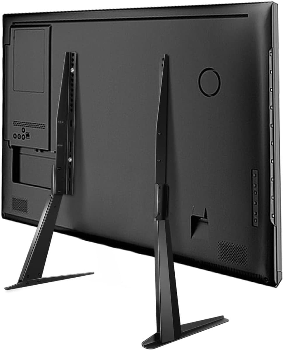 Universele TV Standaard voor 27-65 inch Schermen - Metalen Poten - In Hoogte Verstelbaar - Tafelmodel TV Standaard - Max. VESA 800x400 mm - Draagvermogen tot 40 kg - Stabiele en Stevige Constructie