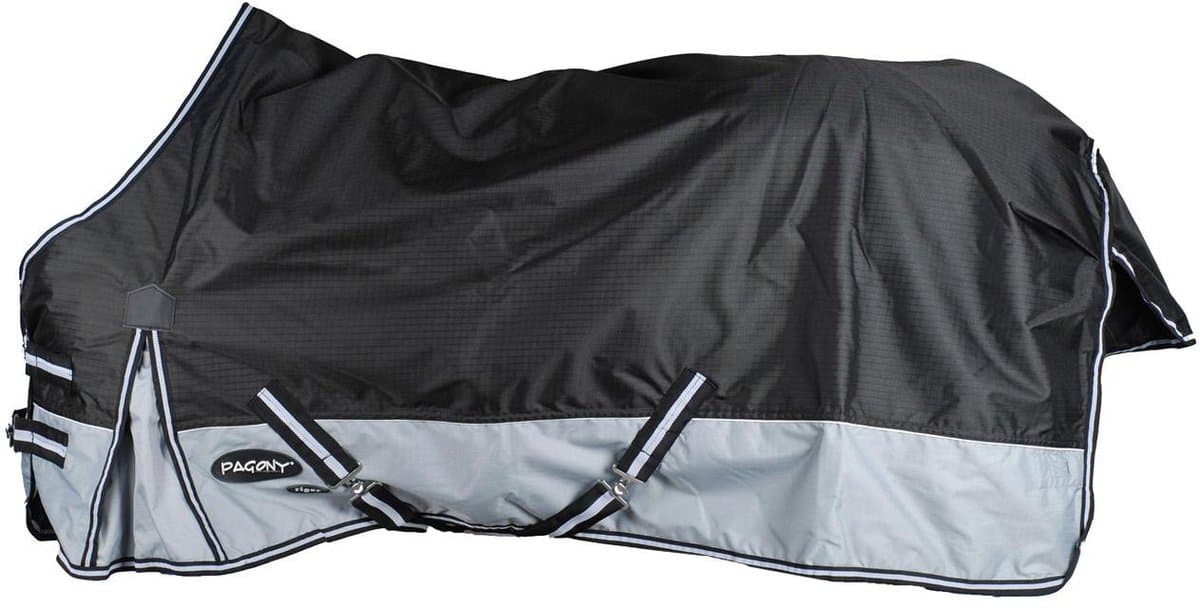 Pagony Tiger 100 Winterdeken - Paardendeken - Maat: 175 - Zwart - Nylon