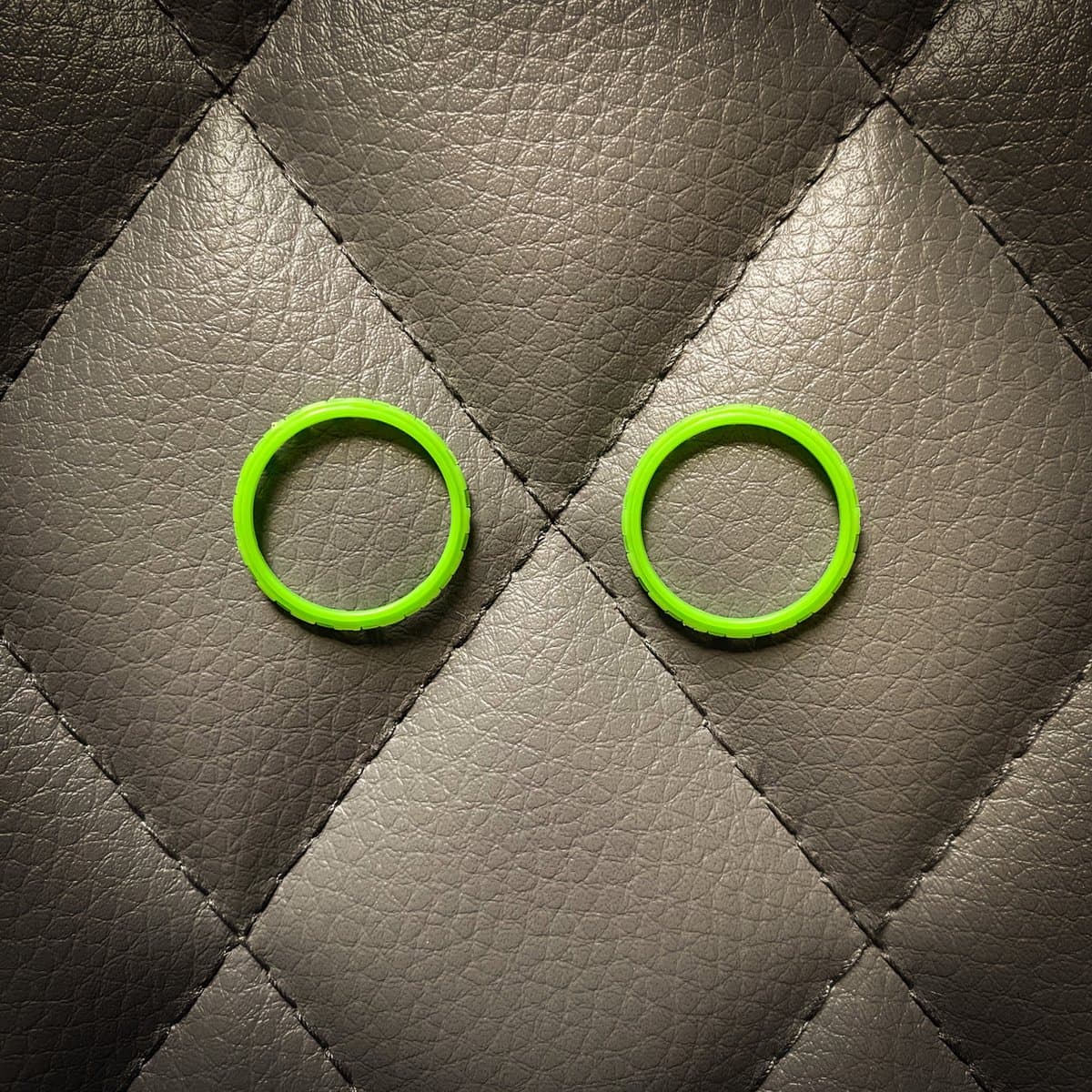 Gaming Accent Ringen - geschikt voor de Playstation 5 controller - 1 set = 2 ringen - groen