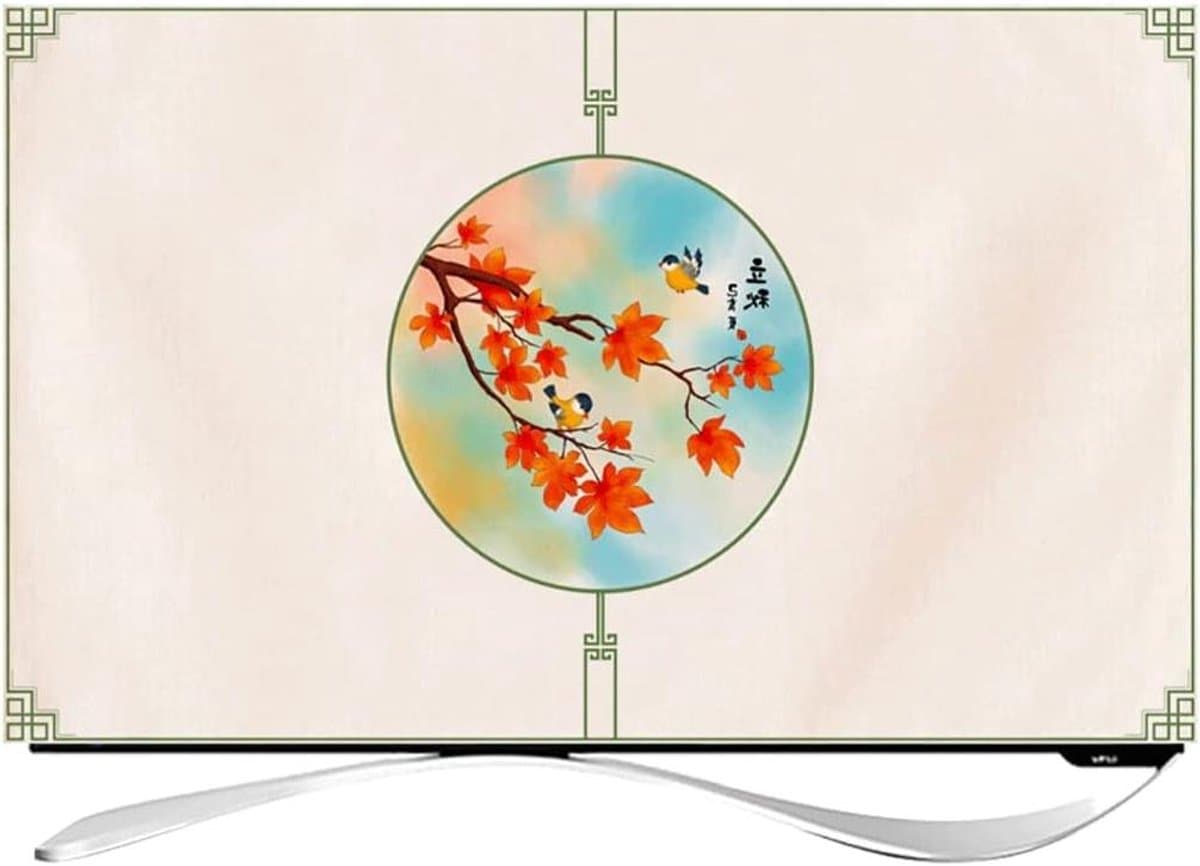 TV Hoes - Scherm Beschermer - Binnen Bescherming - Ademende Stof - 48 inch - Paars