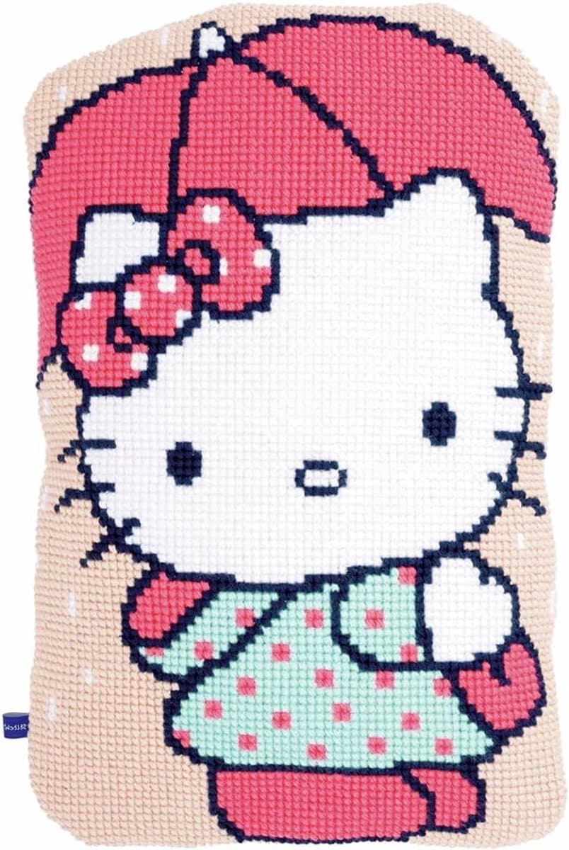 Kruissteekkussen - Borduurkussen - Hobby Project - Voorbedrukt Scherm - 37 x 58 cm - Meerkleurig