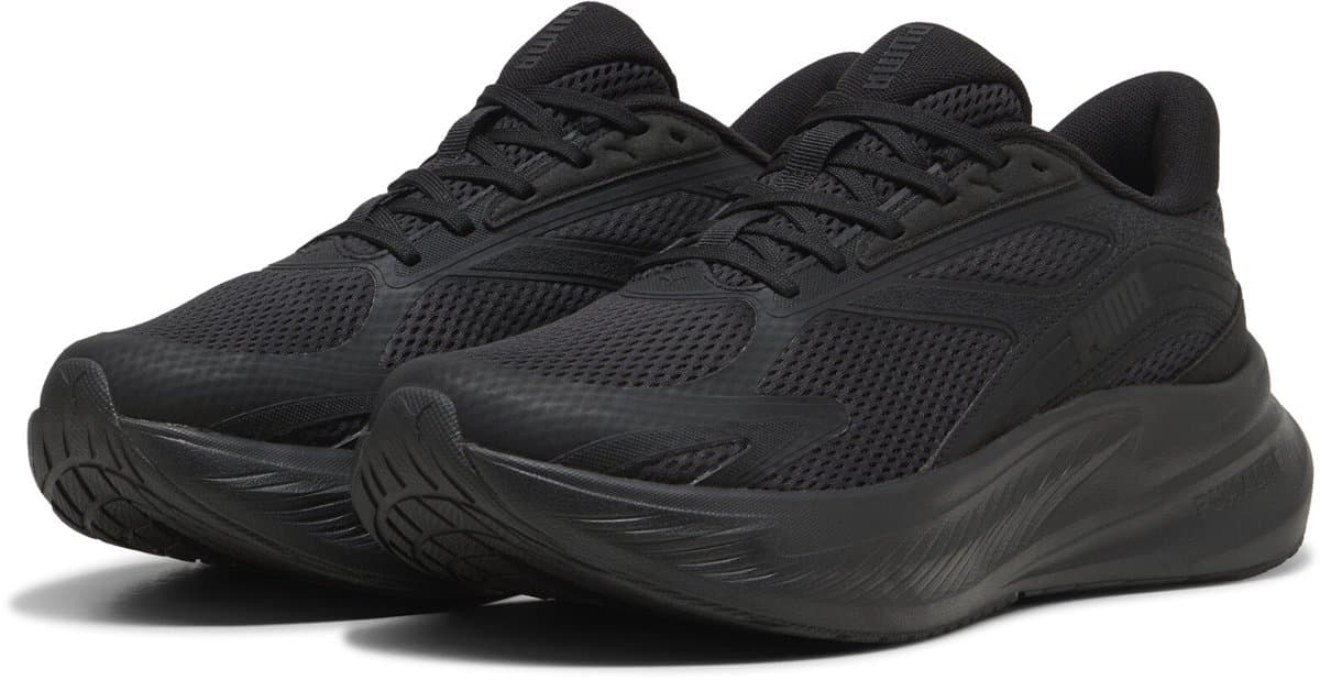 PUMA MaxStride Lite LS Unisex Sportschoenen - Warm White-PUMA Navy-Cool Dark Gray-Gray Echo