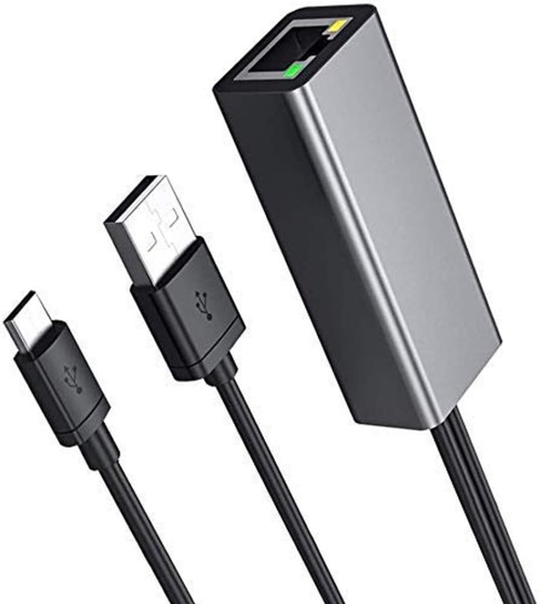 aladdien - Ethernet Adapter - Betrouwbare Internetverbinding - Compatibel met Fire TV Stick - Gebruiksvriendelijk - Snelle verbinding - Geschikt voo...