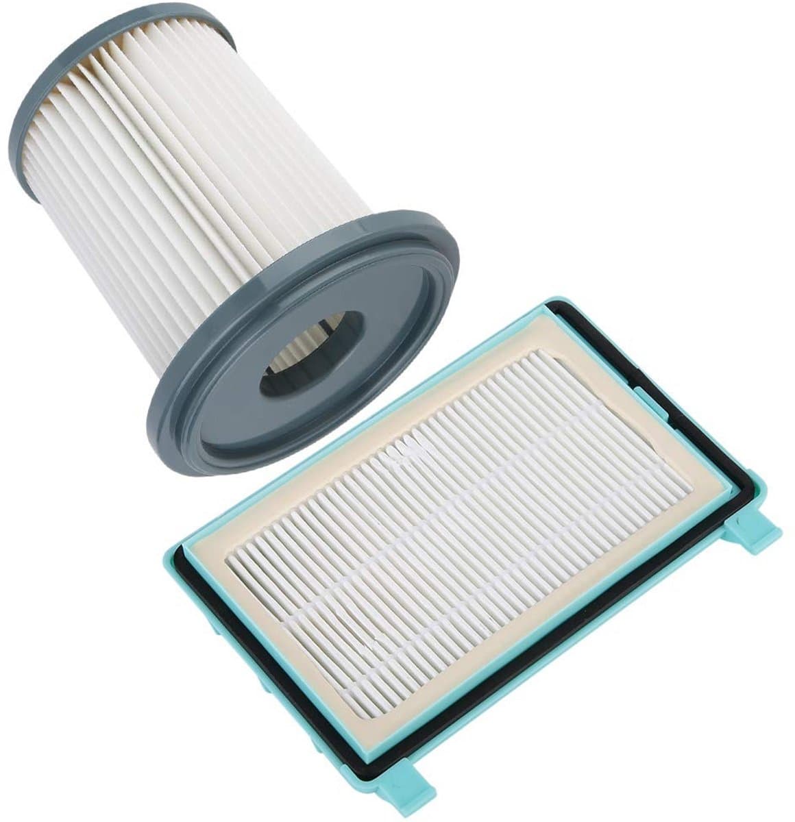 Dailygoods- HEPA-filterset 99% Zuiveringsefficiëntie - Stofzuigerfilter - Geschikt voor FC8732/FC8734/FC8736/FC8748 - Gloednieuw Materiaal - Effectieve Stoffiltratie