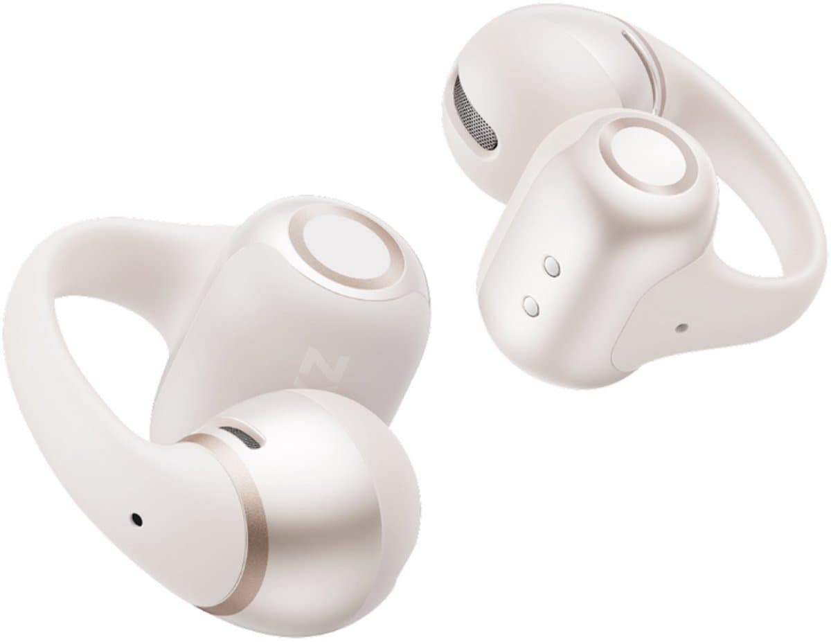 Shokz OpenDots 2 Open-ear Clip-on Oortjes – Dolby Audio – Draadloze Oordopjes – Wit