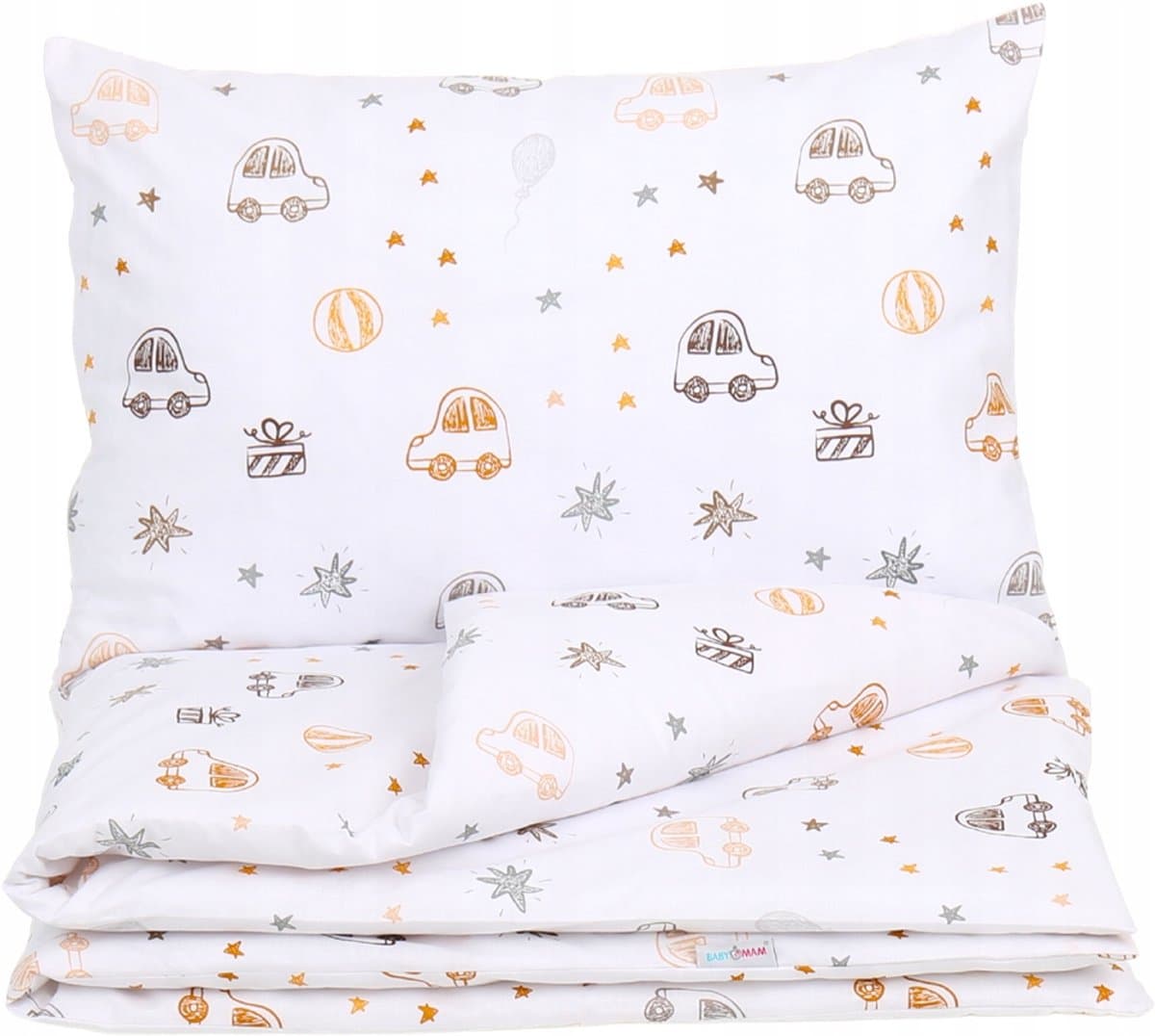 Babymam Kinderbeddengoed 2-delig 135x100cm - Auto's