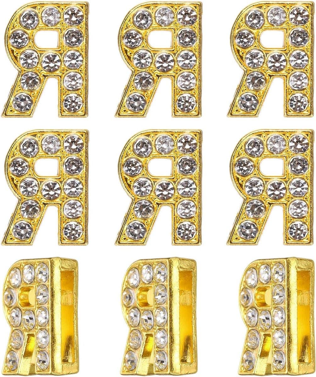 Letter Hangers - Bedeltjes Alfabet - Sieraden Maken - Strass Versiering - 30 Stuks - Goudkleurig