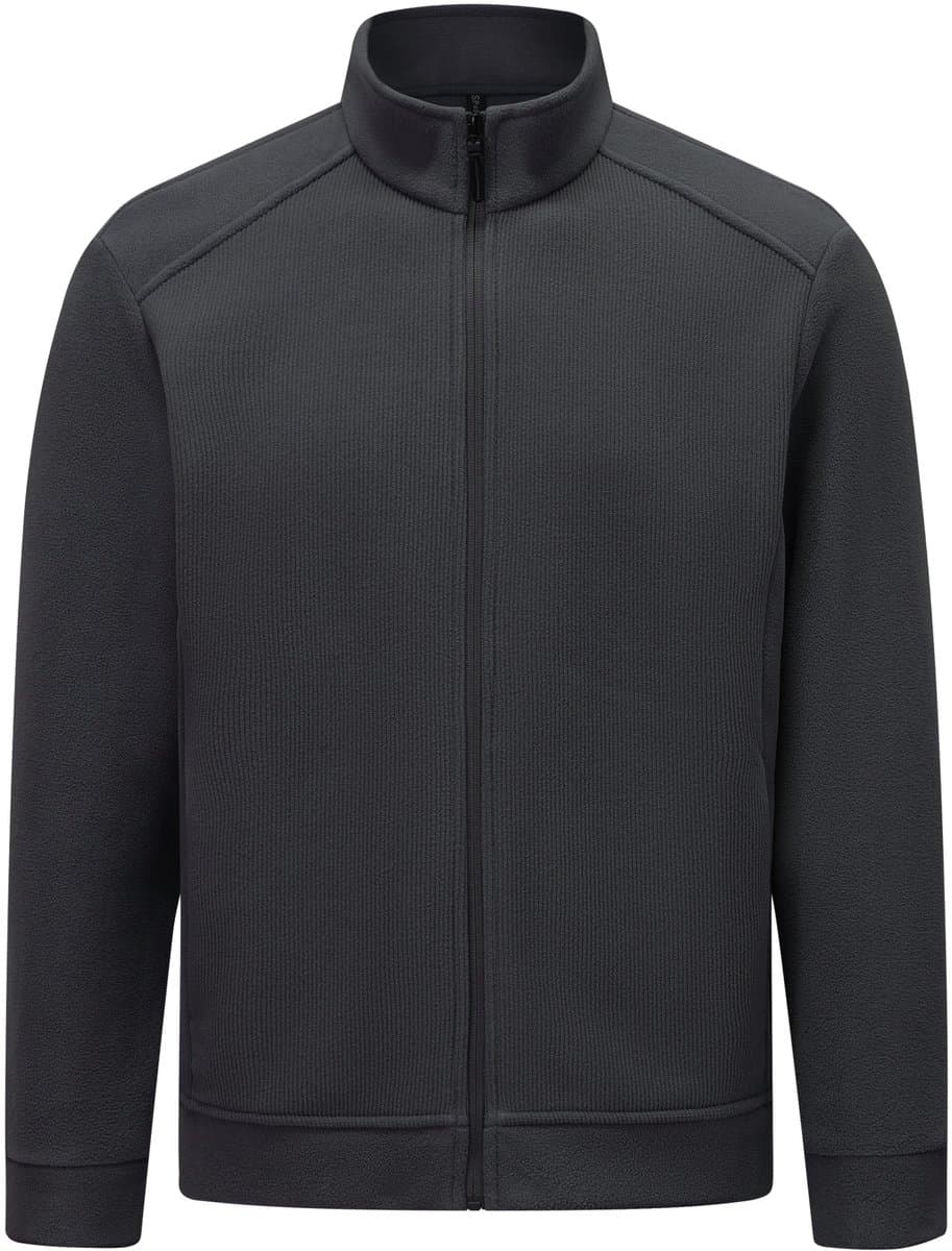 ALLTHEMEN Heren Fleecejack - Verborgen Rits - M