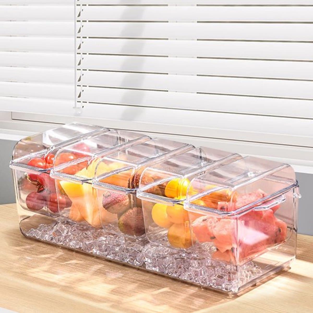 Allecto - Opslagcontainers - Koelkast Organizer - 5-delige set