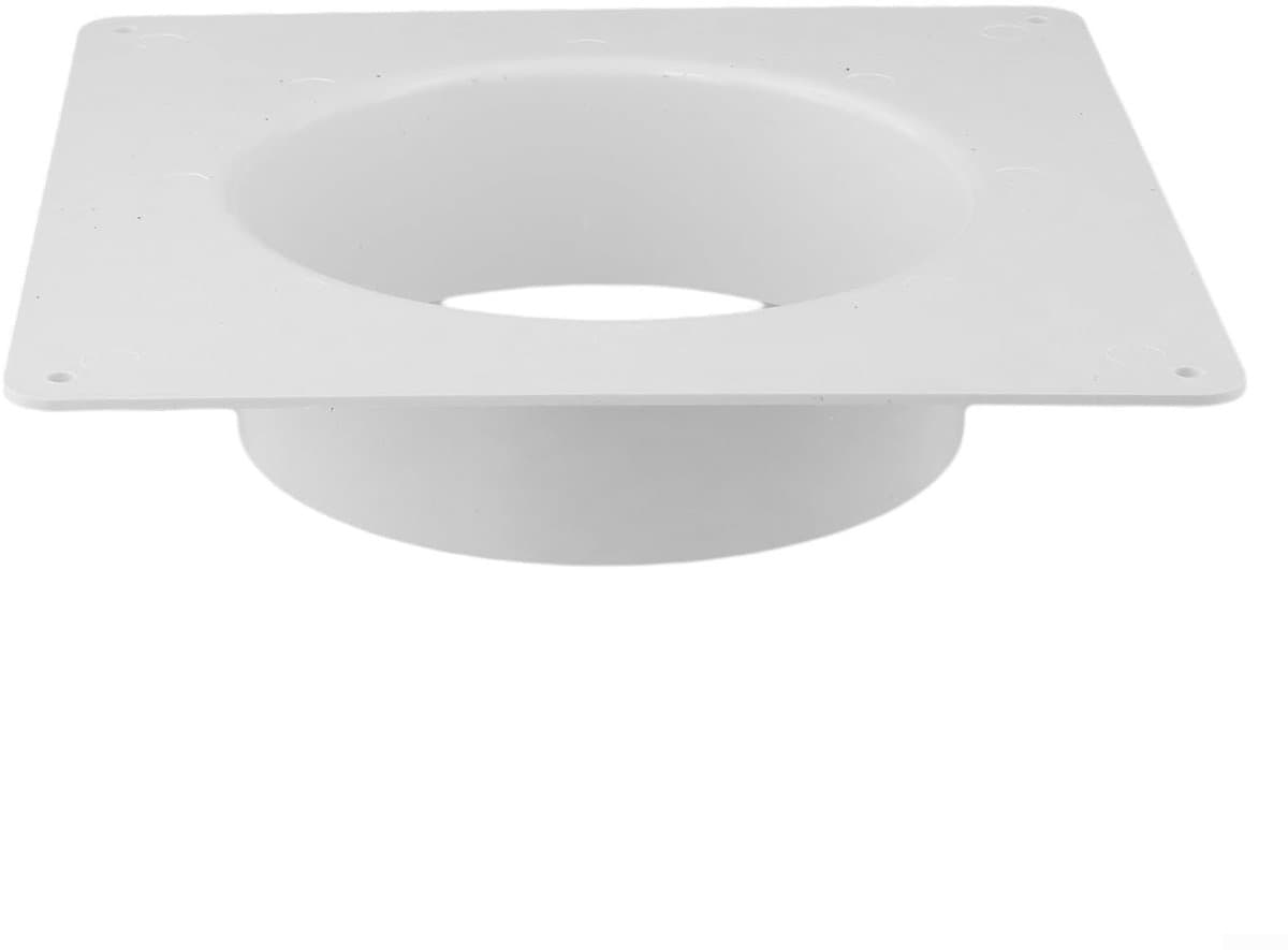 Dailygoods- Duct Connector Hoogwaardig Kunststof - Ventilatie Flens - Verwarmen/Koelen - Eenvoudige Installatie - 150mm - Veelzijdige DIY Connector - Luchtkanaal