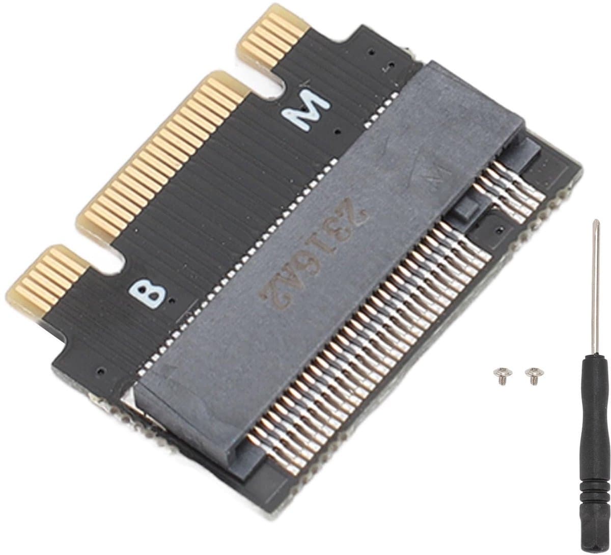 Dailygoods - M.2 Verlengadapter - Opslaguitbreiding - Eenvoudige installatie - 2230-2242 formaat - Geschikt voor ThinkPad - Verhoog je opslagcapaciteit