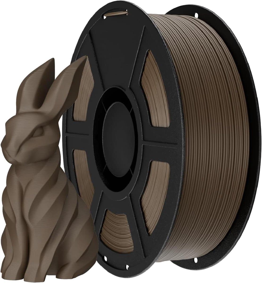 3D Printer Filament - PLA Plus - Hobby Printen - Hoge Sterkte - 1.75 mm - Bruin