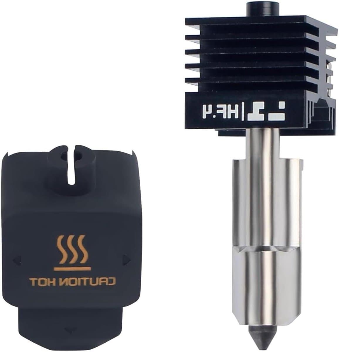 Printer Onderdelen - Hotend Kit - Sneller Printen - Gehard Stalen Nozzle - 0.4 mm - Zilver