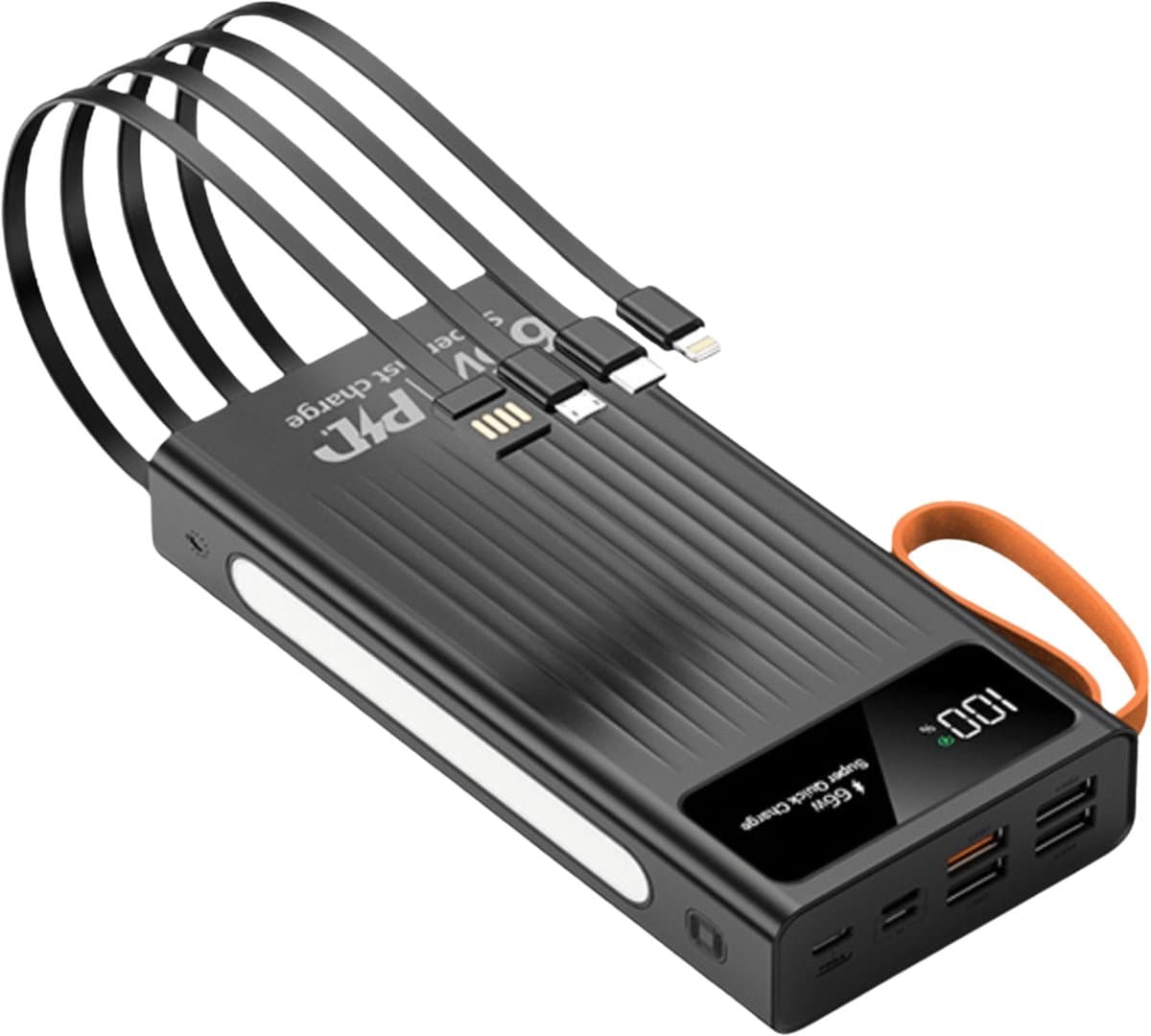 Nince Powerbank - 30.000 mAh - 22.5W Snellader - USB-A/USB-C - LED Indicatie - Universele Powerbank geschikt voor o.a. iOS/Android - Powerbank Iphone Geschikt
