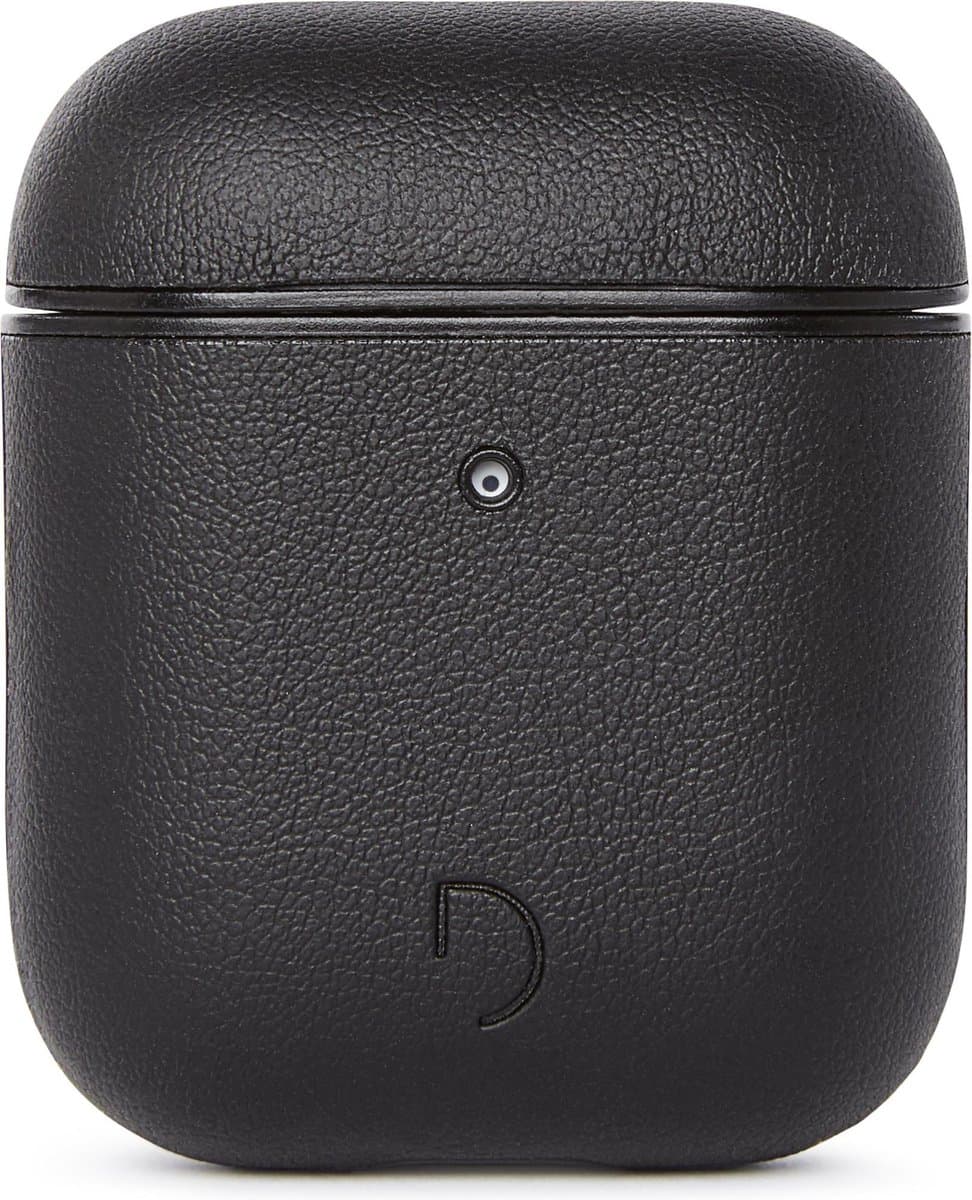 DECODED Airpods hoesje – Geschikt voor AirPods 1 / 2 Full Grain Leer (Zwart)
