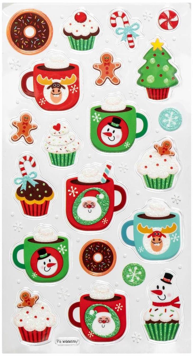 Sticker Père Noël pour mugs, 10 x 21,4 cm