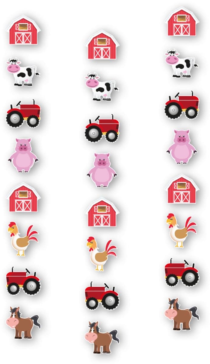 LUQ – Boerderij Kinderfeestje Hangdecoratie – 120 cm – Farm Birthday Decoratie – Verjaardag Versiering – Direct Ophangen