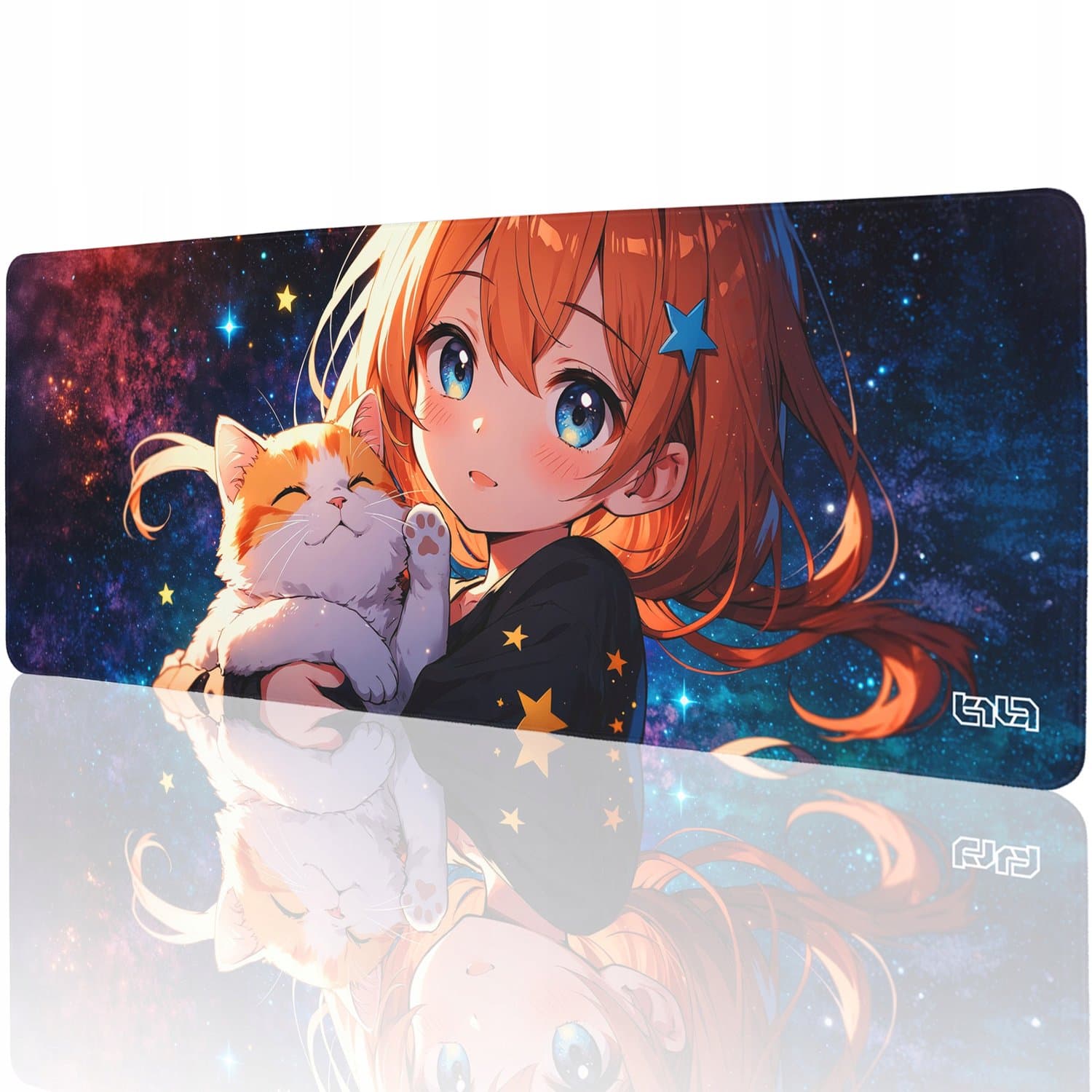 Gaming Muismat Bureau 80x30cm Anime Katten Knuffels TILT HD Print