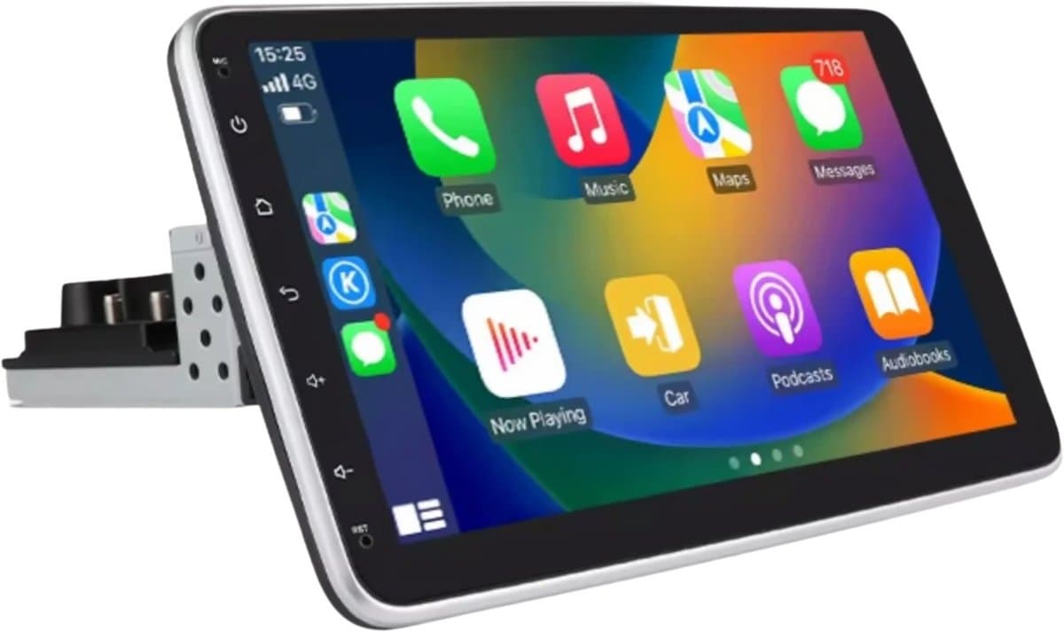 Autoradio met bluetooth - Carplay - Voor universele 1-DIN auto's - Geschikt voor Apple en Android - Stereo - Navigatie - Navigatiesysteem auto - 2GB 32GB