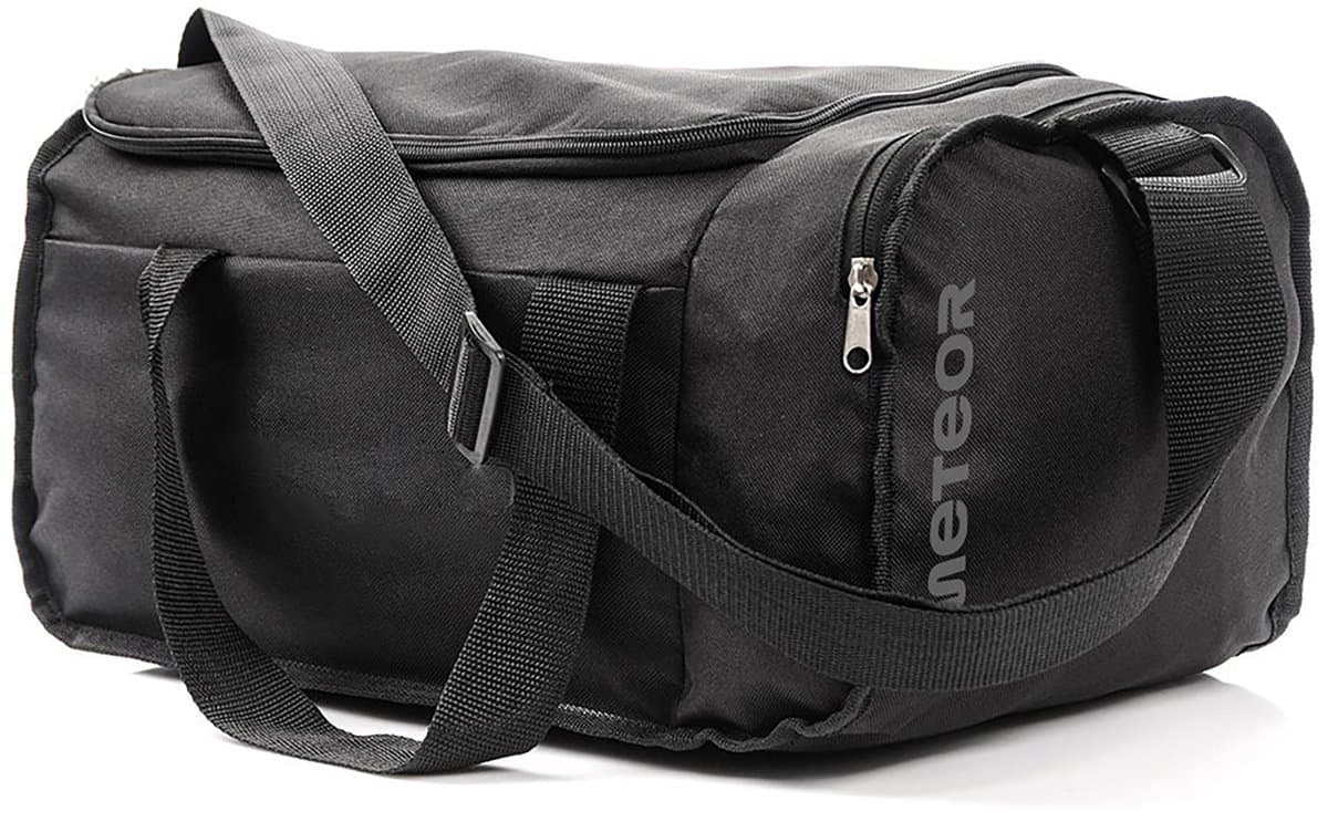 Meteor Nepr 20L - Fitness tas - zwart, met zijvak en verstelbare schouderband