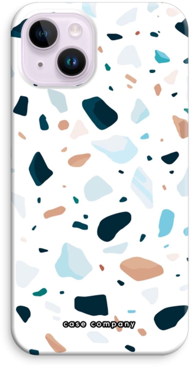 Case Company® - Hoesje geschikt voor iPhone 14 Plus hoesje - Terrazzo N°13 - Tough Case - Maximale Bescherming alle Kanten en Schermrand