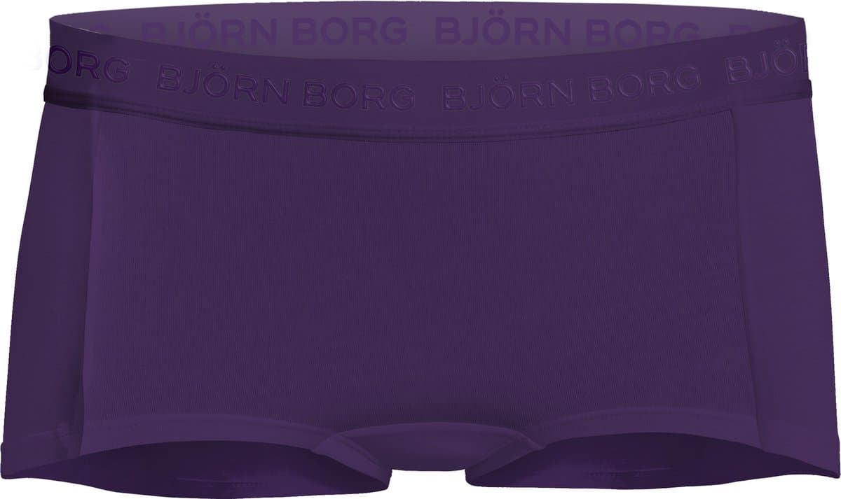 3-Pack meisjes boxershort - minishorts - Groene /Zwart - 152 - Paars