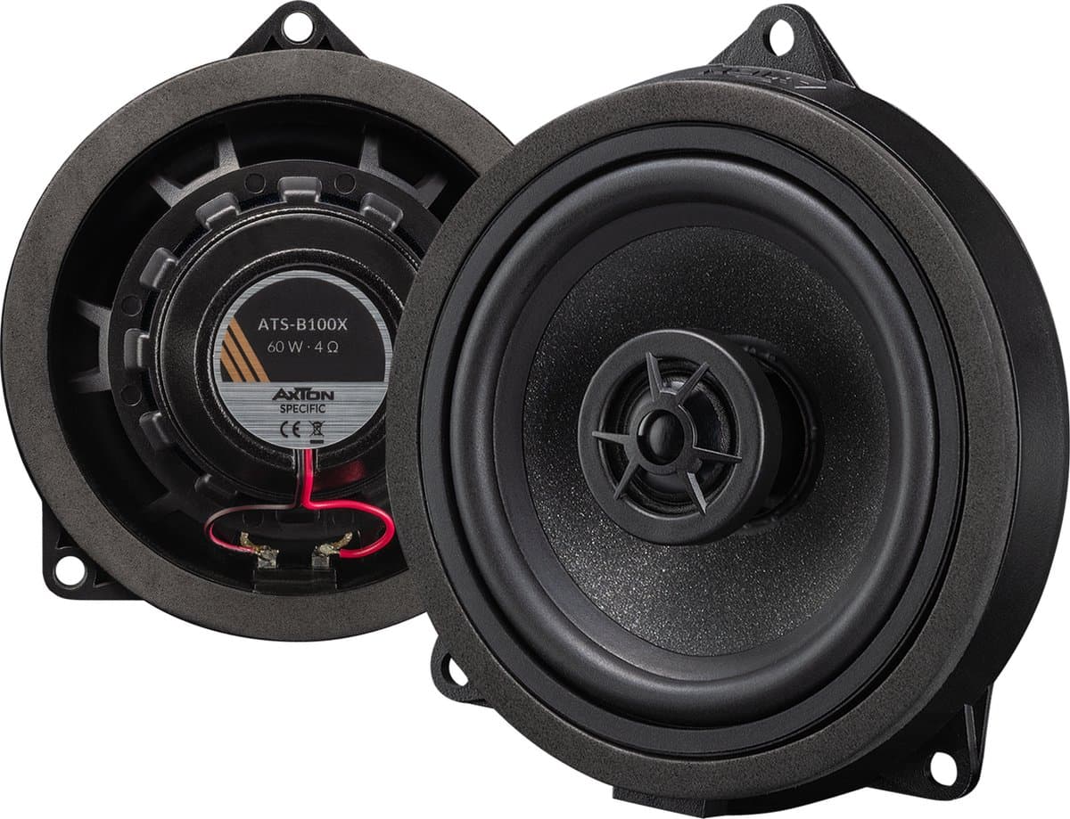Axton ATS-B100X - Autospeakers - Pasklare speakers - BMW - Custom Fit luidsprekers - 10cm coaxiale set