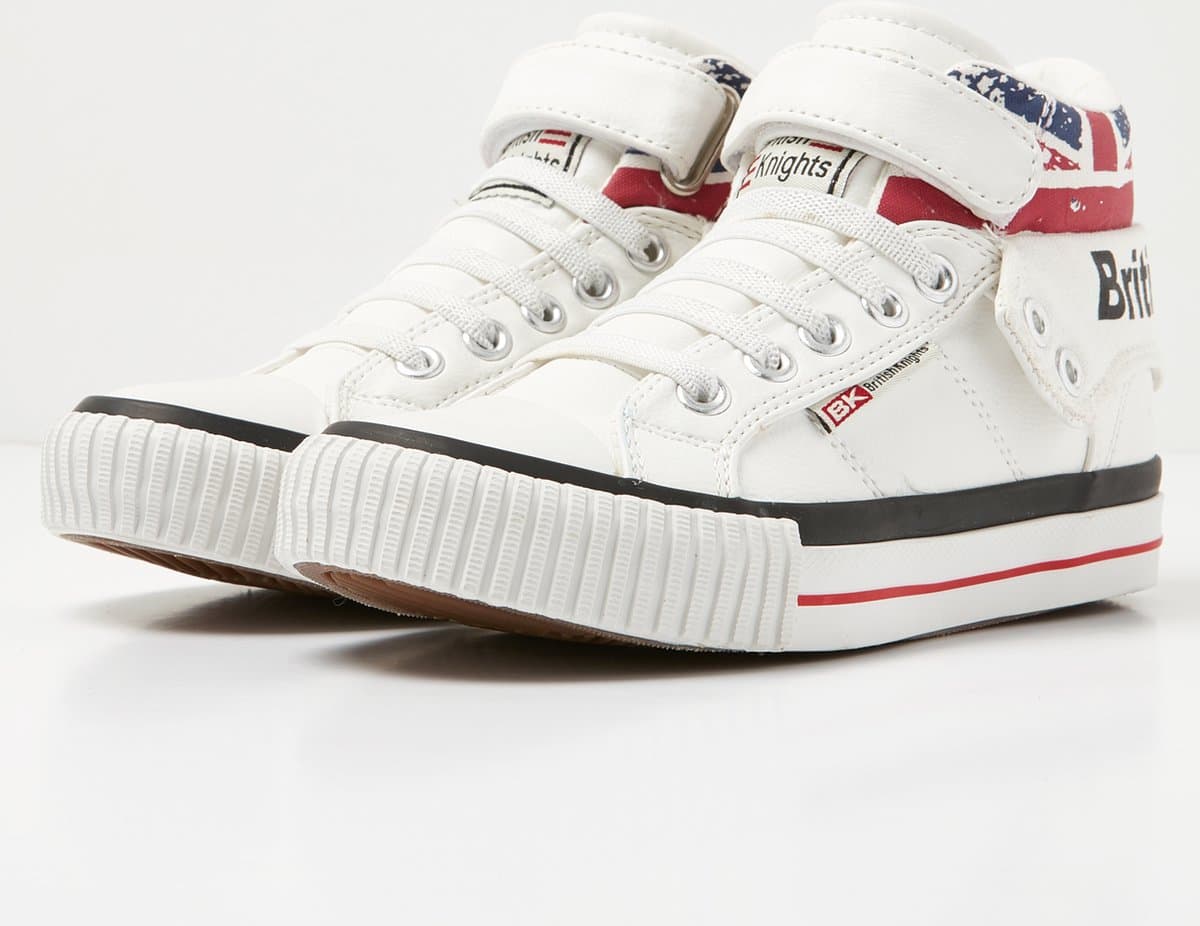 British Knights - Roco Meisjes Sneakers Hoog - Maat 32 - Wit - Meiden Schoenen