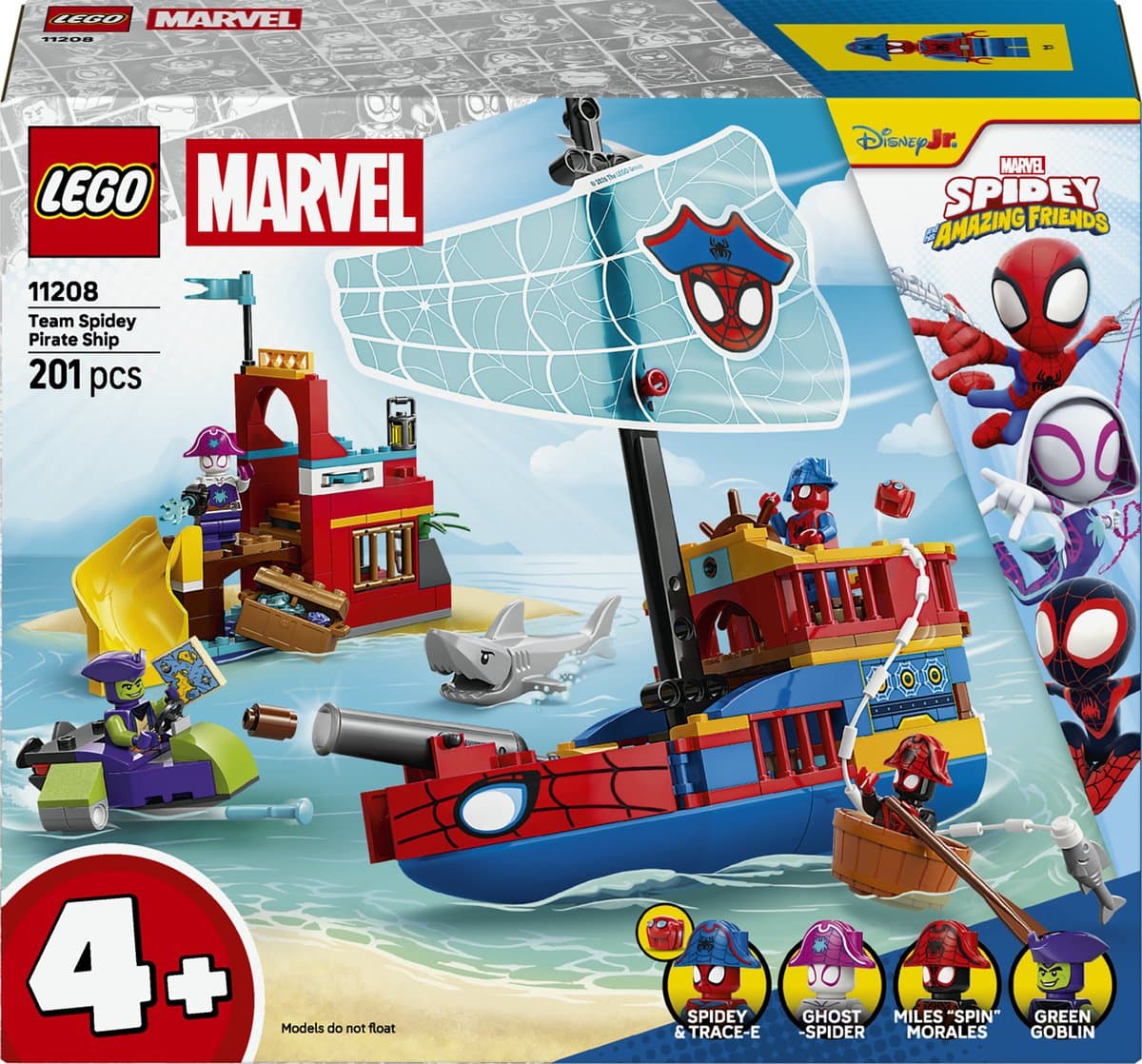LEGO - Spidey Piratenschip - Set 11208
