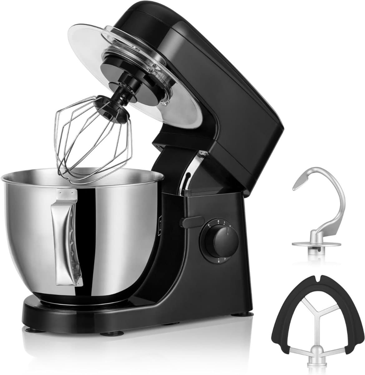 DYNA® Mixer met Mengkom - Keukenmachine - Kneedmachine- Zwart- 39cm x 35cm x 25cm
