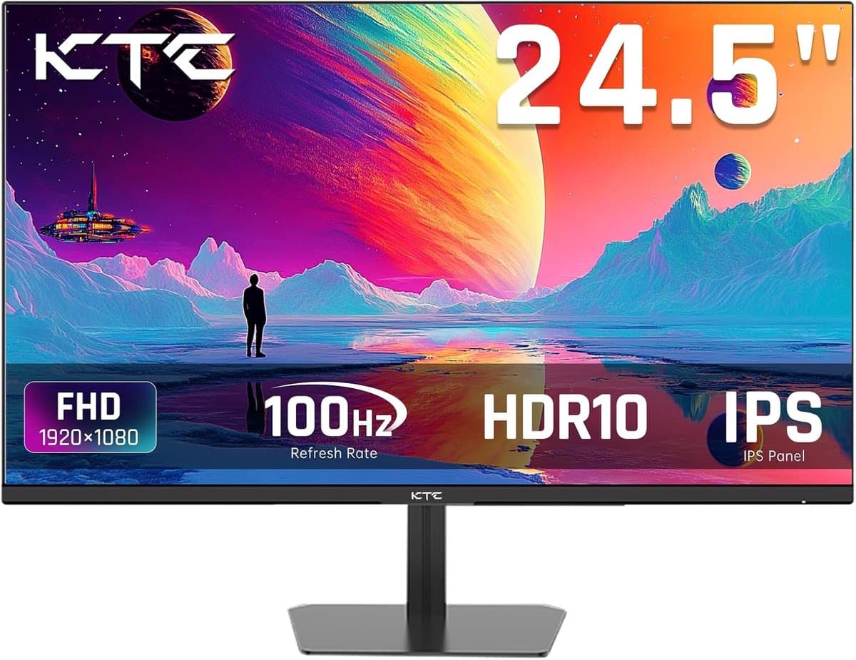 24,5 inch Full HD IPS Monitor 100Hz - Anti-Blauw Licht, FreeSync/GSync, 126% sRGB voor Werk en Gaming
