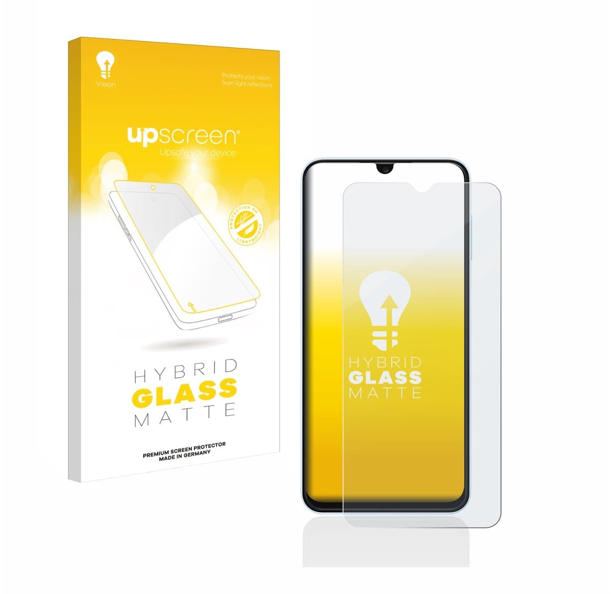 upscreen - Screenprotector voor Samsung Galaxy A13 - Folie Beschermfolie Beschermglas matte