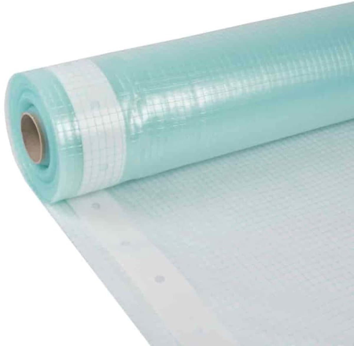 Gitterfolie, Gewächshausfolie, 2 x 38 Meter, met Nagelrand, UV-bestendig