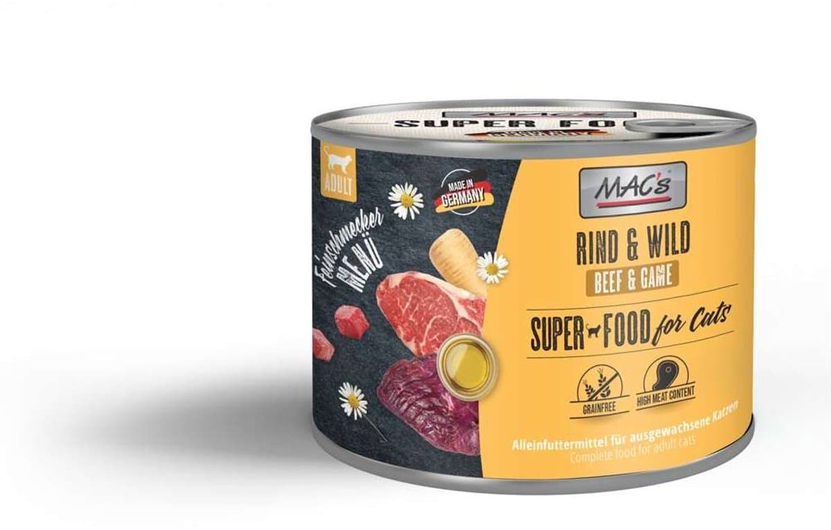 MAC's CAT - Gourmet blikje 6x200g - Kip en makreel