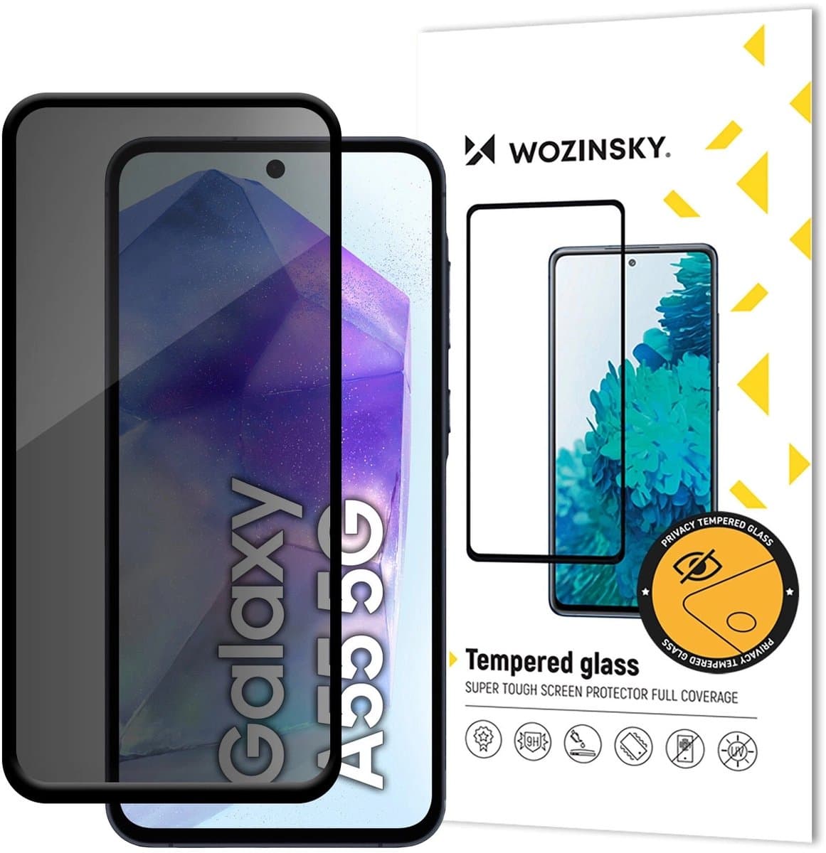 Wozinsky Gehard Glas Privacyglas Voor Samsung Galaxy A26 Anti Spy Filter