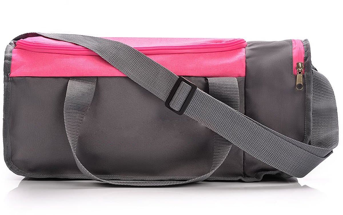 Meteor Nepr - Fitness tas - Sportuitrusting - Ideaal voor sport en training - Roze / Grijs