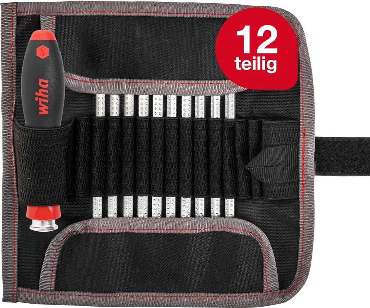 Wiha SYSTEM 4 Schroevendraaierset met verwisselbare bladen - 11 stuks, Chroom-vanadium staal