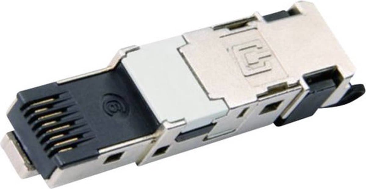 Telegärtner 100007492 STX RJ45-stekker T568B Cat. 6 100007492 Stekker, recht Zink-grijs 1 stuk(s)