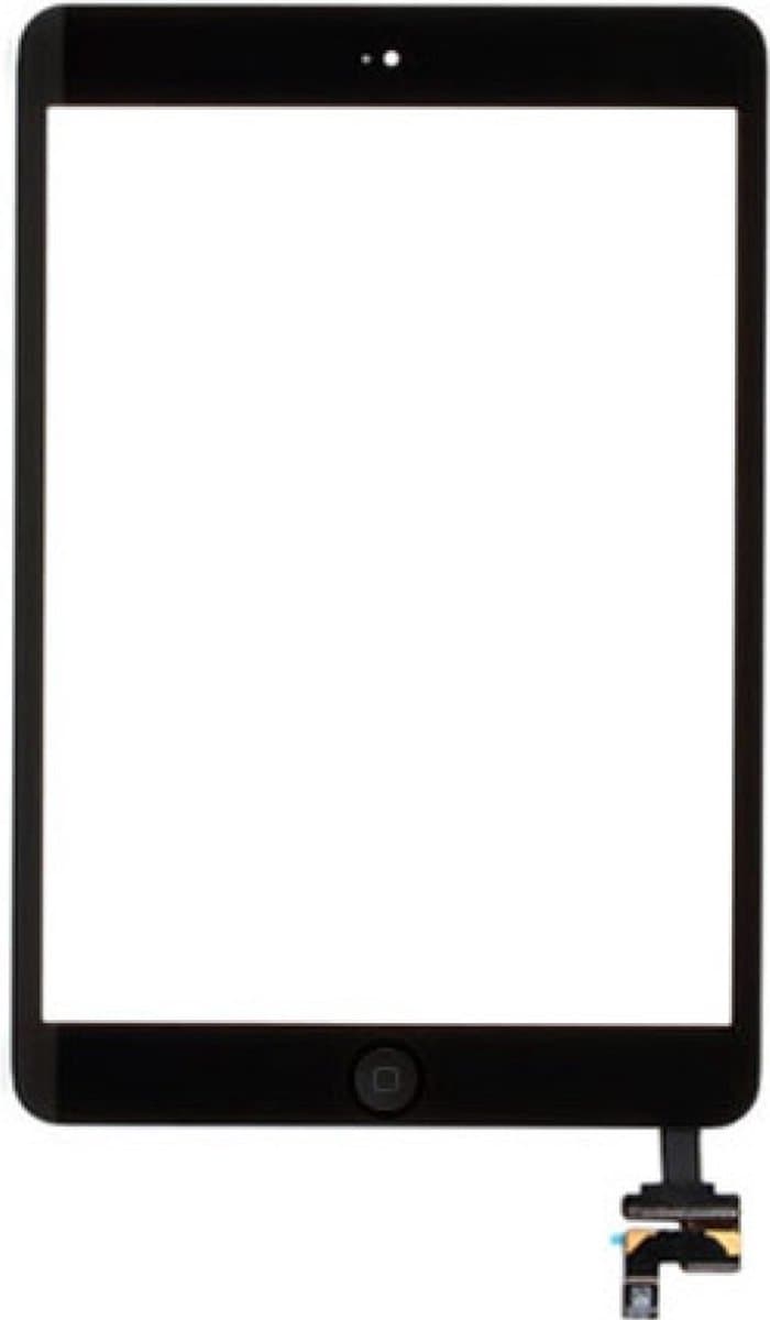Compatibel met iPad mini scherm voor iPad mini 1/2 (touchscreen + home button IC) - zwart